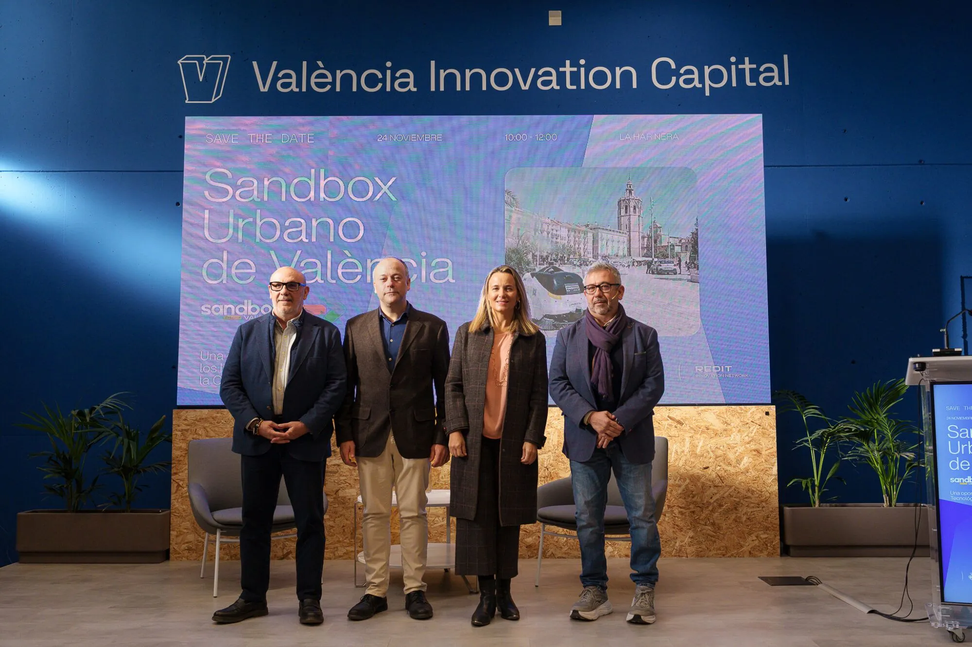 Foto institucional en el Evento Sandbox Urbano